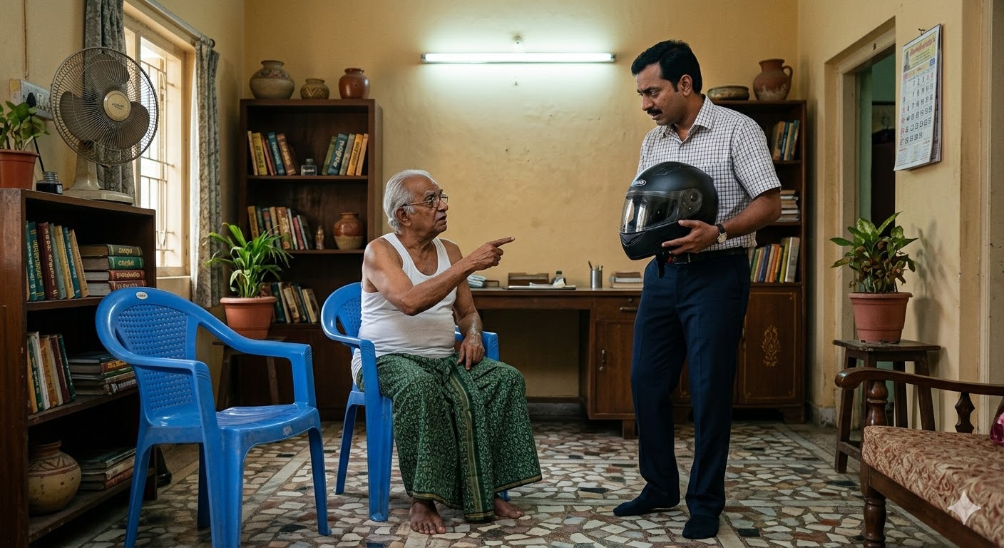 தர்மமிகு தலை கவசம்!