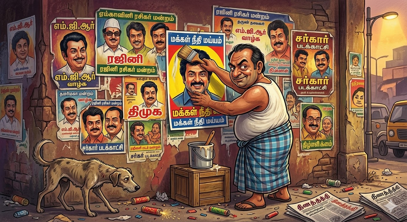 ஒட்டி உறவாடும் சுவரொட்டிகள்