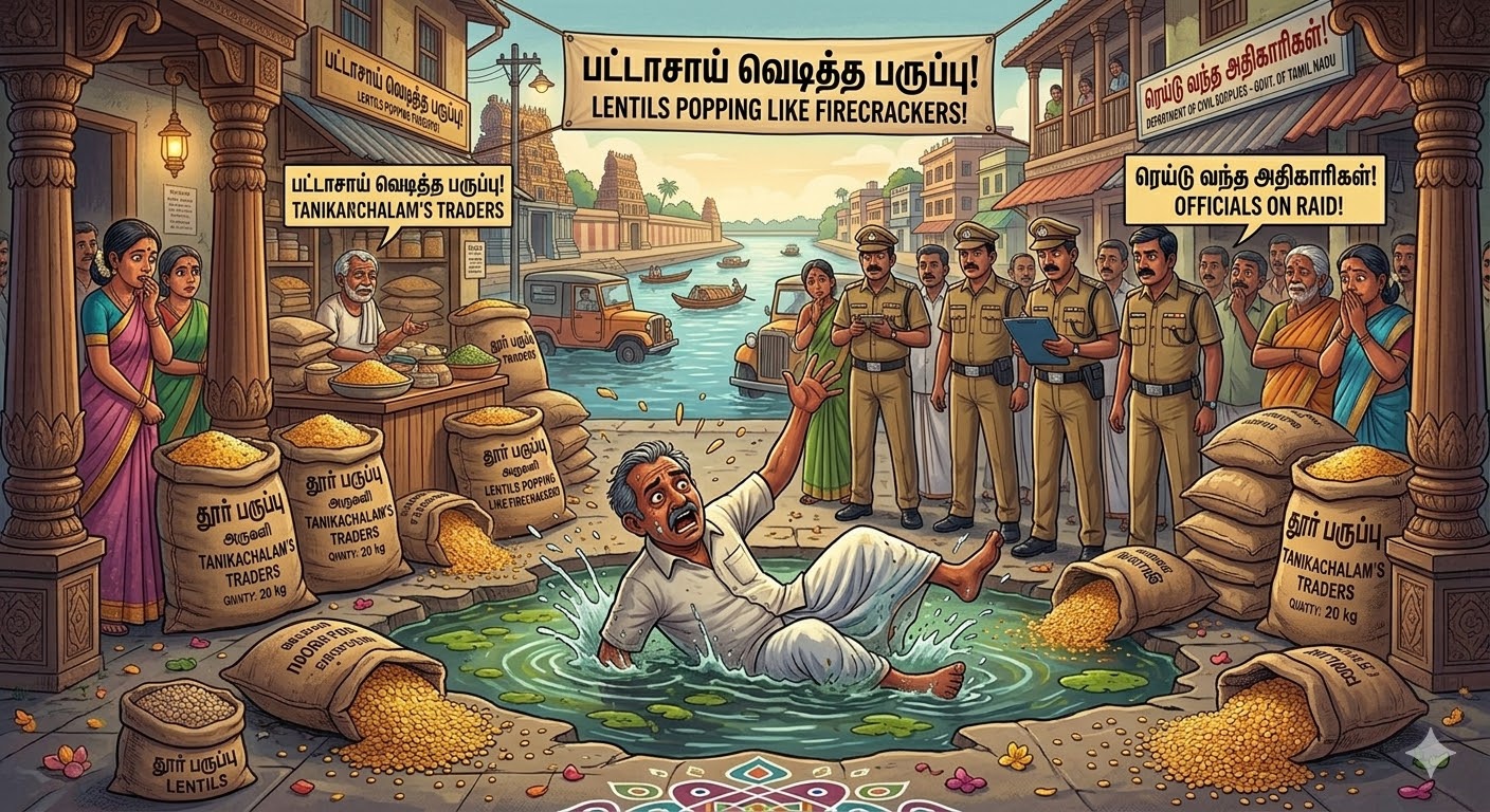 பட்டாசாய் வெடித்த பருப்பு!