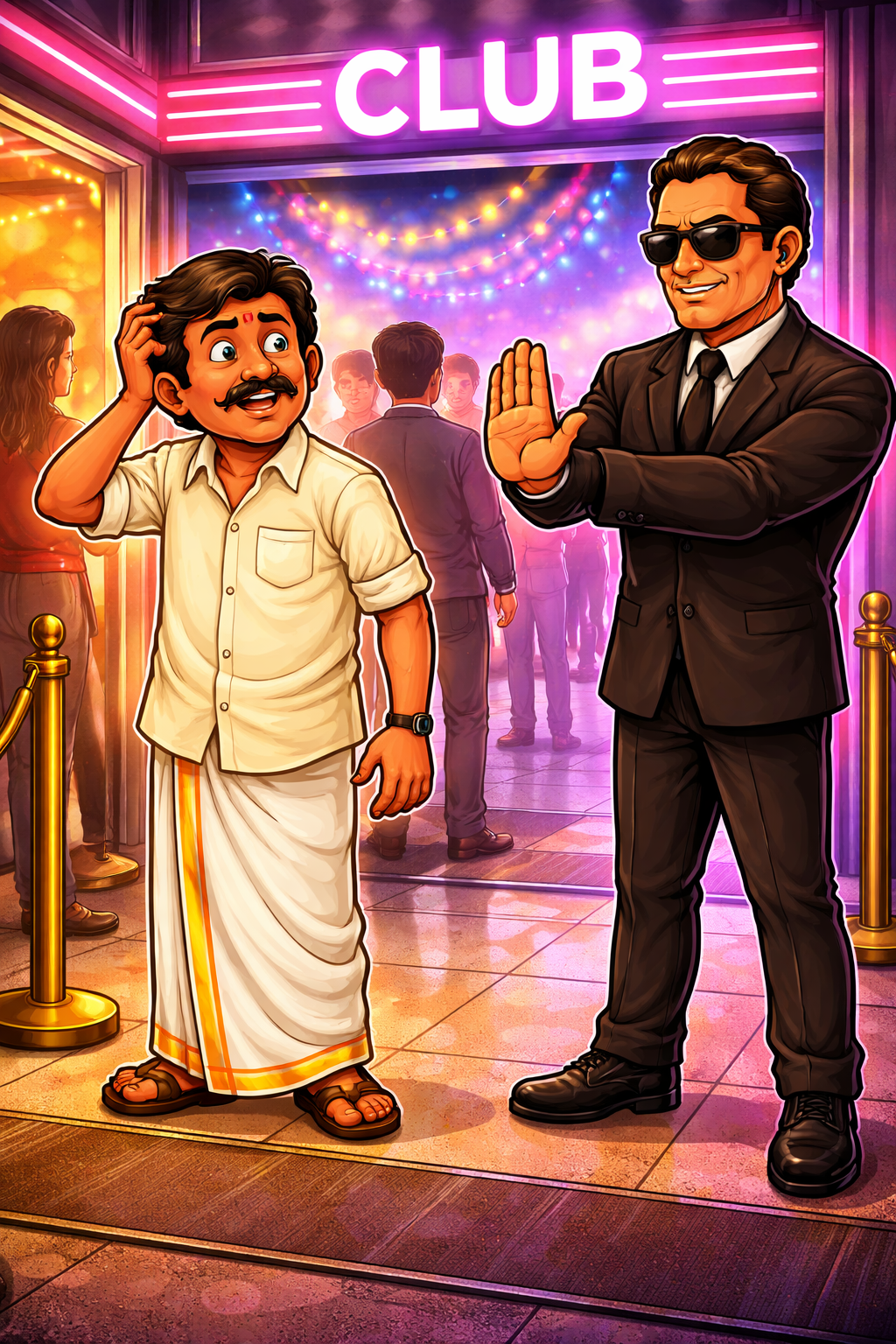 வேட்டி செய்யும் லூட்டி